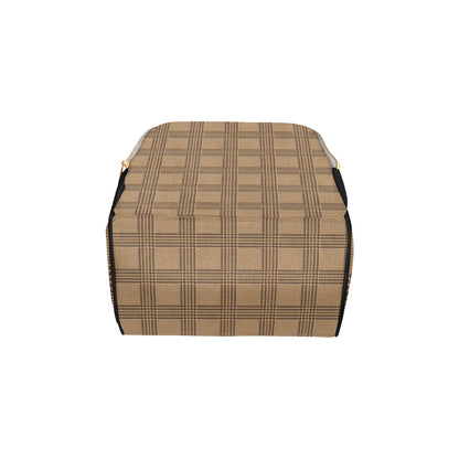 Houndstooth Brown Pattern Print Design 04 Diaper Bag Backpack