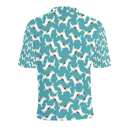 Russell Terriers Print Design LKS301 Men Polo Shirt