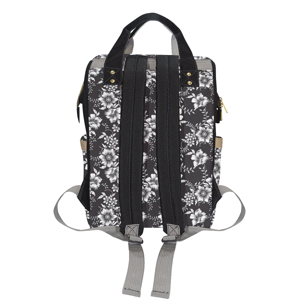 Gerberas Pattern Print Design GB02 Diaper Bag Backpack