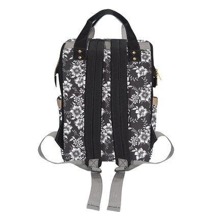 Gerberas Pattern Print Design GB02 Diaper Bag Backpack
