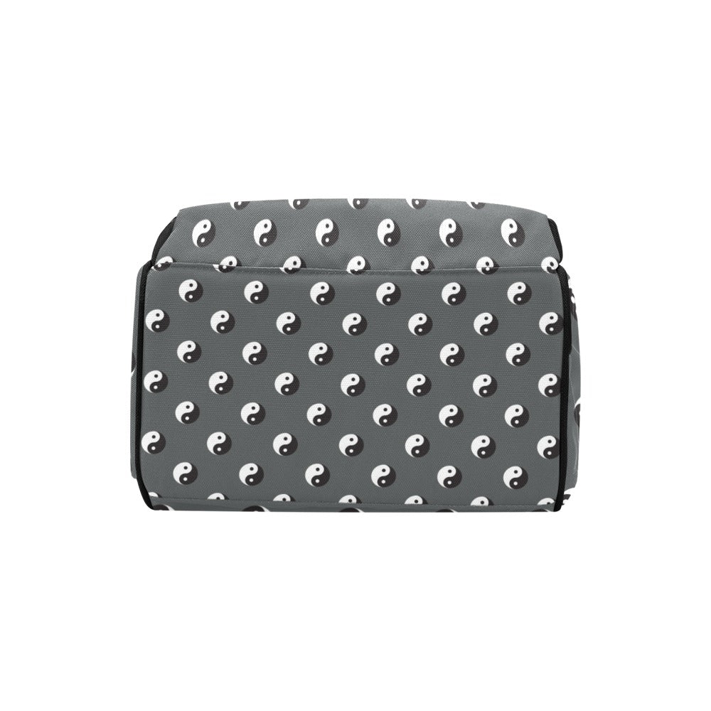 Yin Yang Print Design LKS303 Diaper Bag Backpack