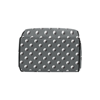 Yin Yang Print Design LKS303 Diaper Bag Backpack