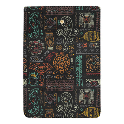 Polynesian Pattern Print Design A04 Women's Trifold Wallet