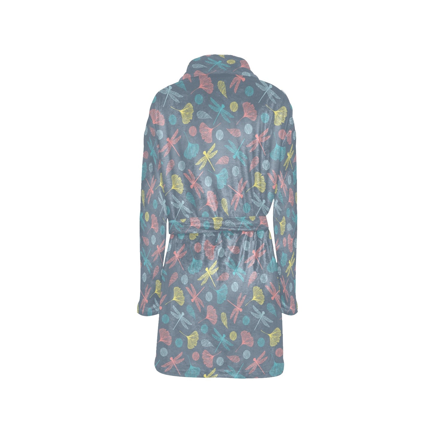 Dragonfly Print Design LKS403 Women's Fleece Robe
