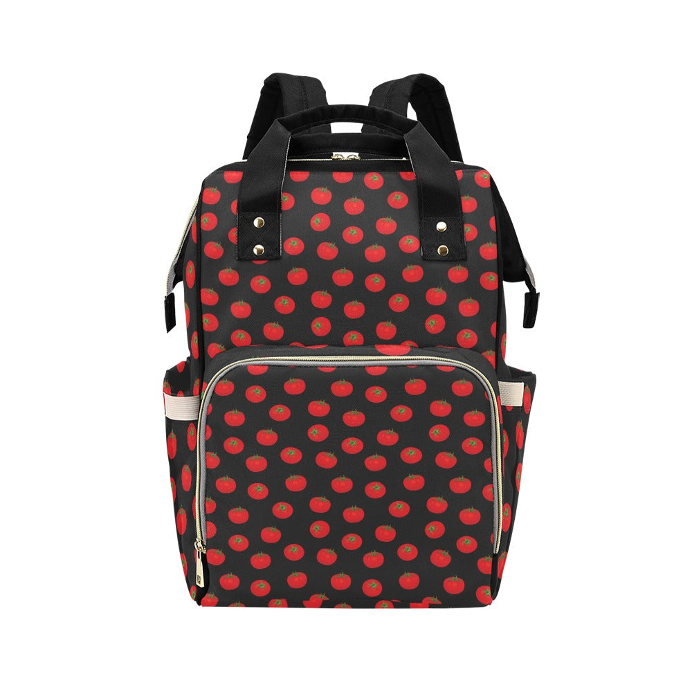 Tomato Print Design LKS305 Diaper Bag Backpack