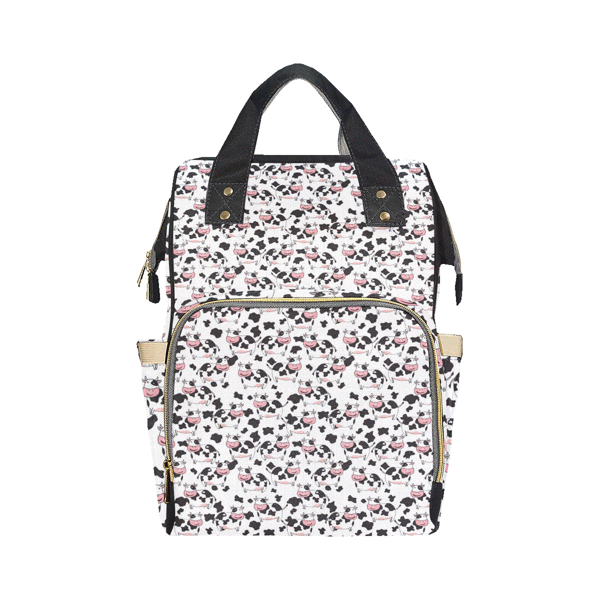 Cow Pattern Print Design 02 Diaper Bag Backpack