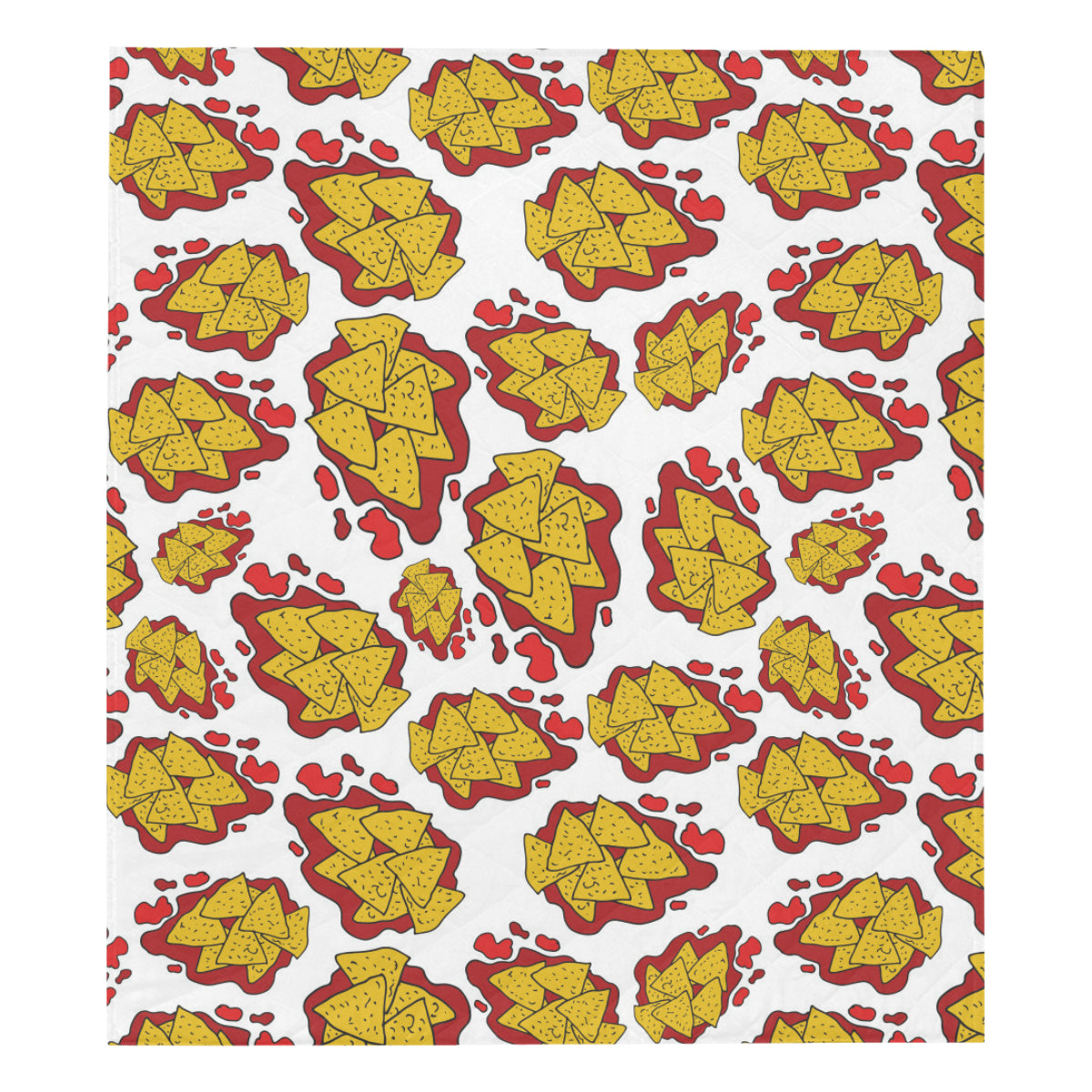 Nachos Pattern Print Design A03 Premium Quilt