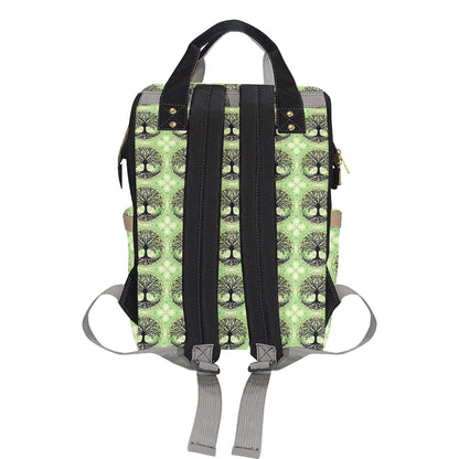 Celtic Pattern Print Design 010 Diaper Bag Backpack