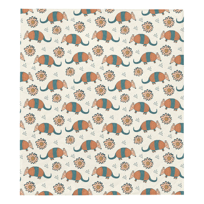 Armadillo Pattern Print Design 02 Premium Quilt