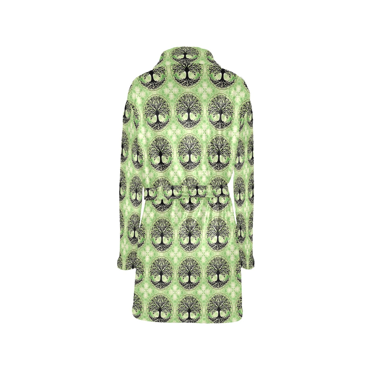 Celtic Pattern Print Design 010 Women's Fleece Robe