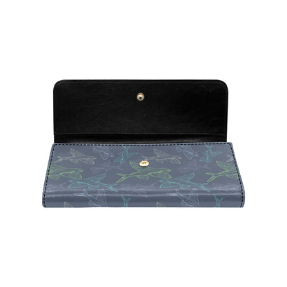 Flying Fish Pattern Print Design 02 Women's Trifold Wallet