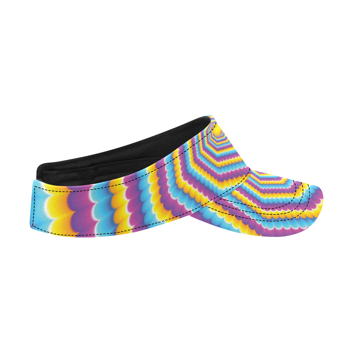 Optical illusion Pattern Print Design A04 Unisex Sun Visor