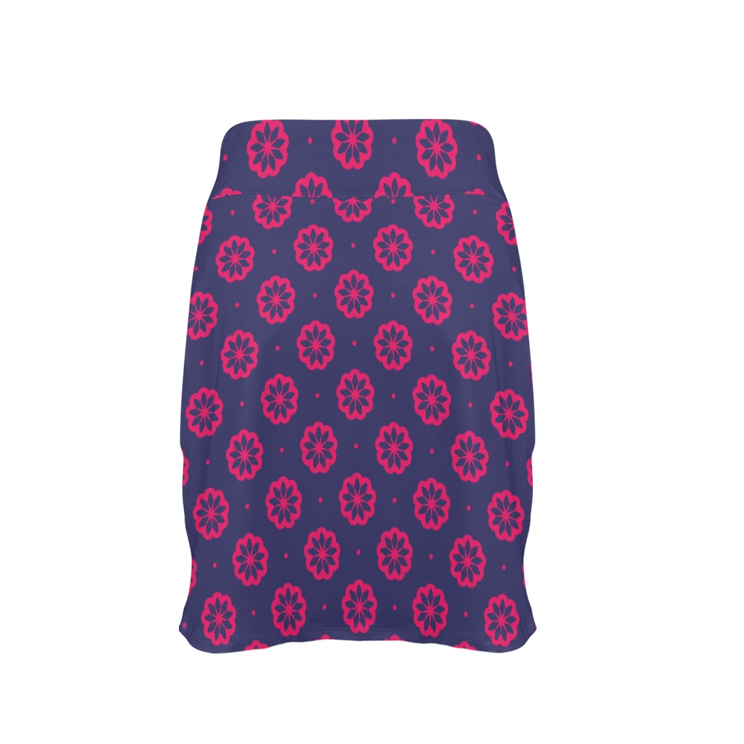 Water Lily Print Design LKS301 17" Golf & Pickleball Skort with Pockets