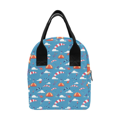 Skydiver Print Design LKS306 Insulated Lunch Bag