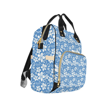 Hibiscus Pattern Print Design HB09 Diaper Bag Backpack