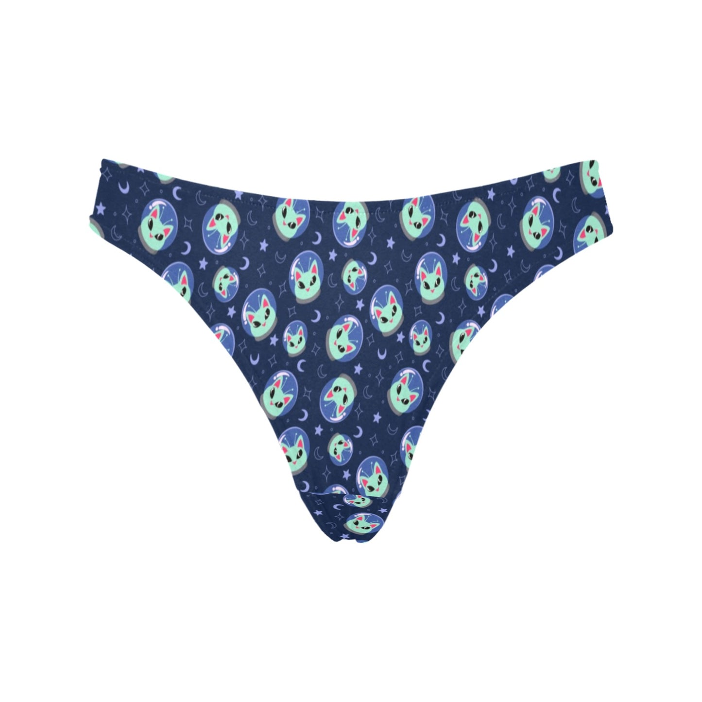Alien Cat Women's Thongs