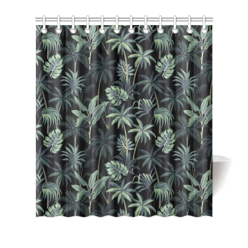 Rainforest Pattern Print Design RF02 Shower Curtain