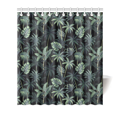Rainforest Pattern Print Design RF02 Shower Curtain
