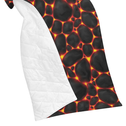 Lava Pattern Print Design 01 Premium Quilt