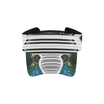 Piano Pattern Print Design 01 Unisex Sun Visor