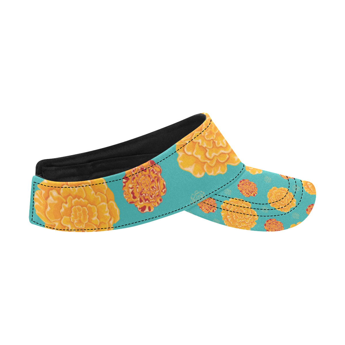 Marigold Pattern Print Design 02 Unisex Sun Visor