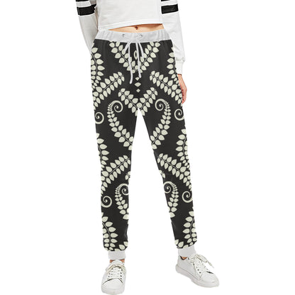 Fern Leave Print Pattern Unisex Sweatpants