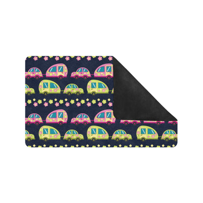 Camper Cute Camping Design No 3 Print Rubber Doormat