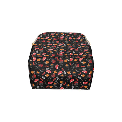 Barbecue Pattern Print Design 04 Diaper Bag Backpack