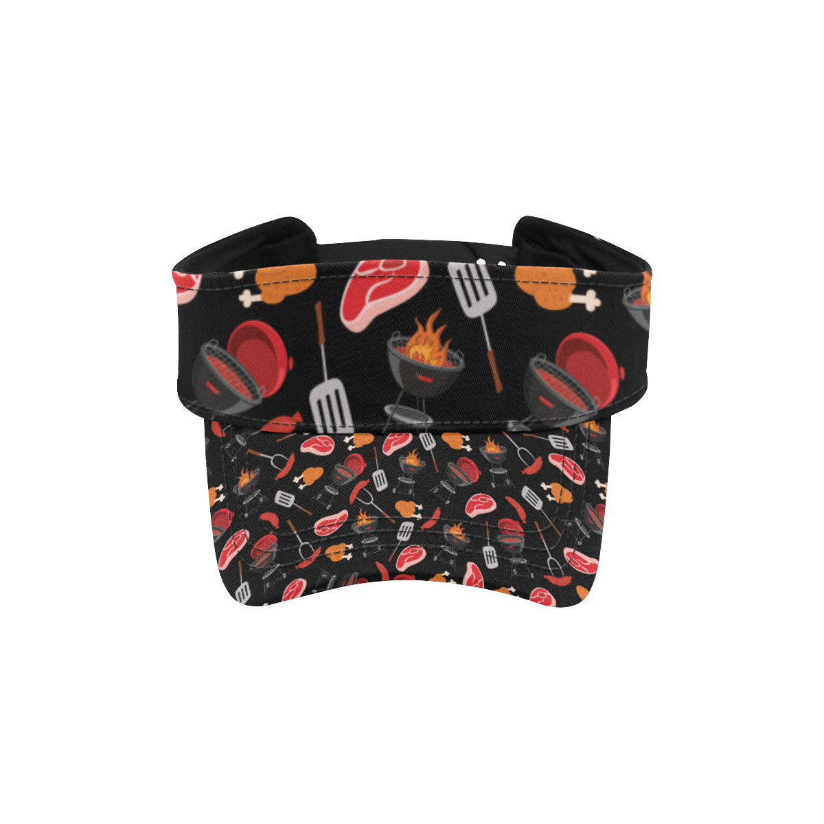 Barbecue Pattern Print Design 04 Unisex Sun Visor