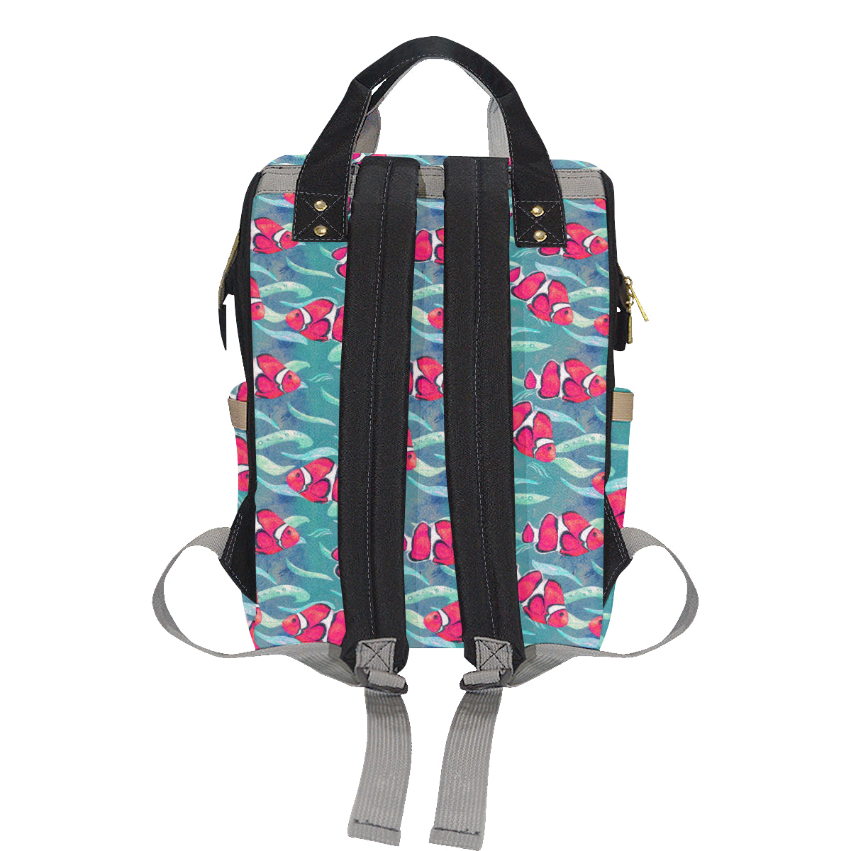 Clownfish Pattern Print Design 02 Diaper Bag Backpack