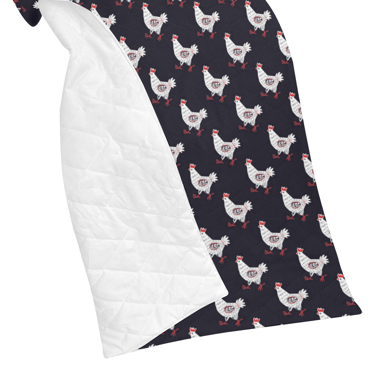 Chicken Pattern Print Design 03 Premium Quilt