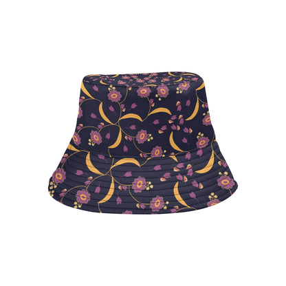 Anemone Pattern Print Design AM012 Unisex Bucket Hat