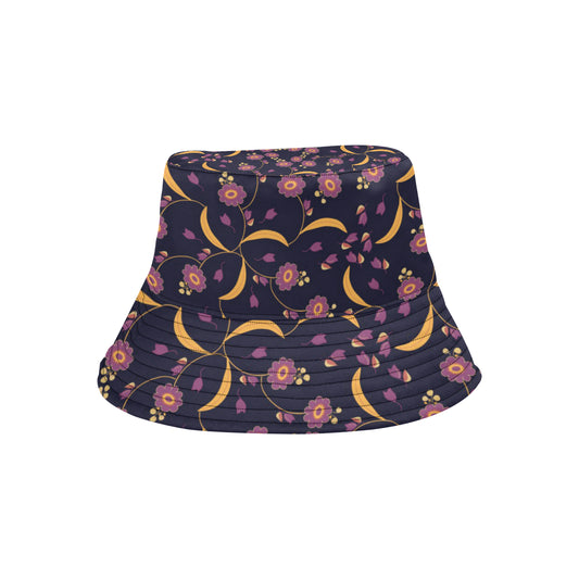 Anemone Pattern Print Design AM012 Unisex Bucket Hat