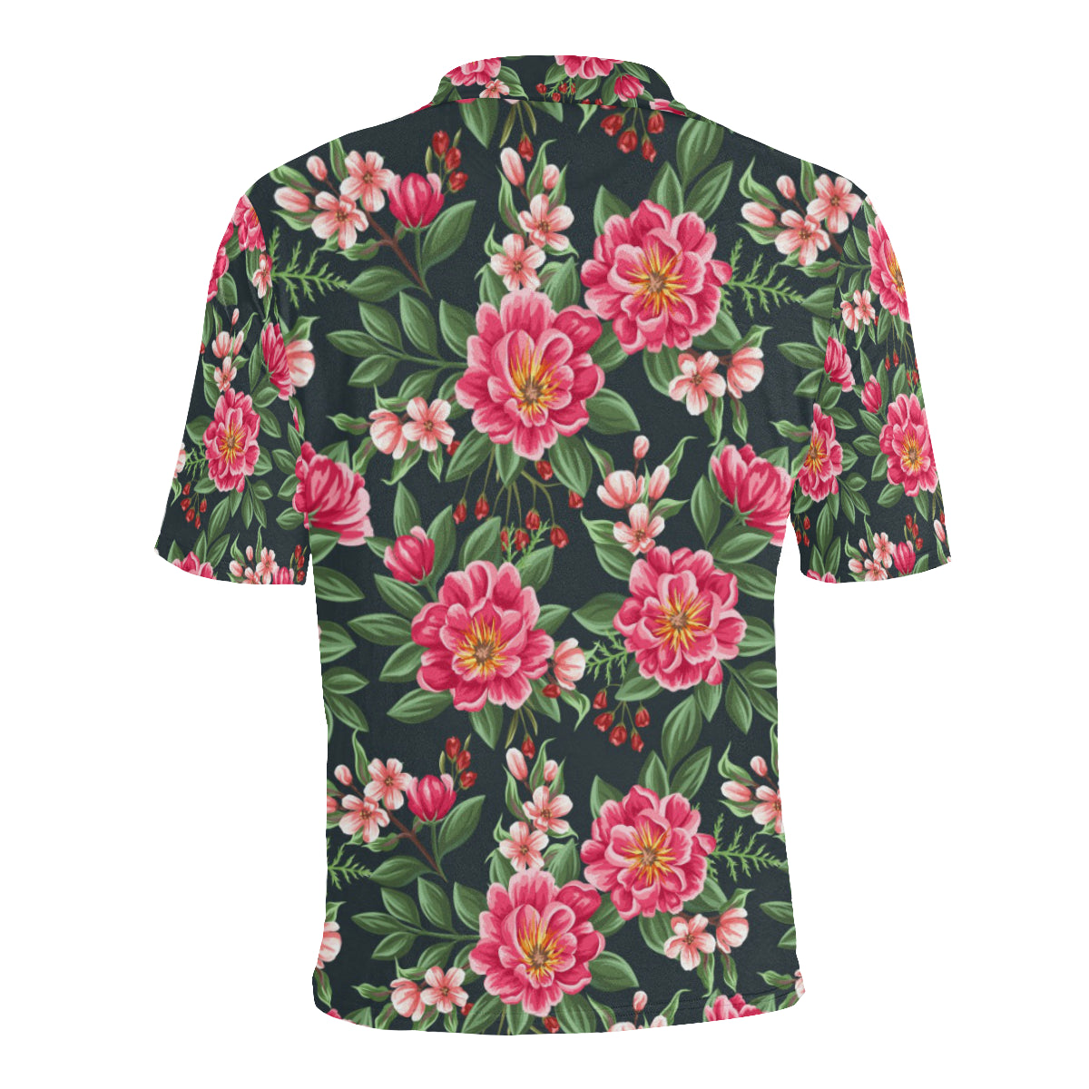 Summer Floral Pattern Print Design SF06 Men Polo Shirt