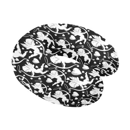Cupid Pattern Print Design 04 U-Shaped Travel Neck Pillow