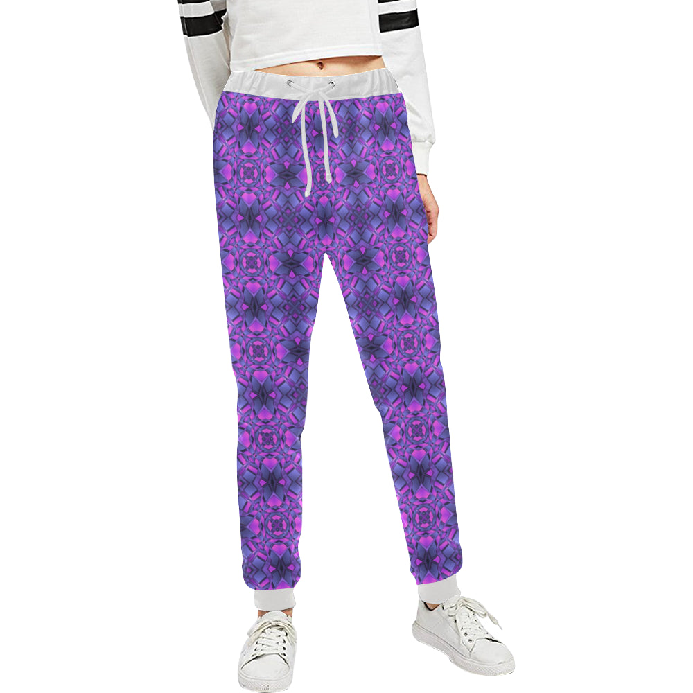 kaleidoscope Pattern Print Design Unisex Sweatpants