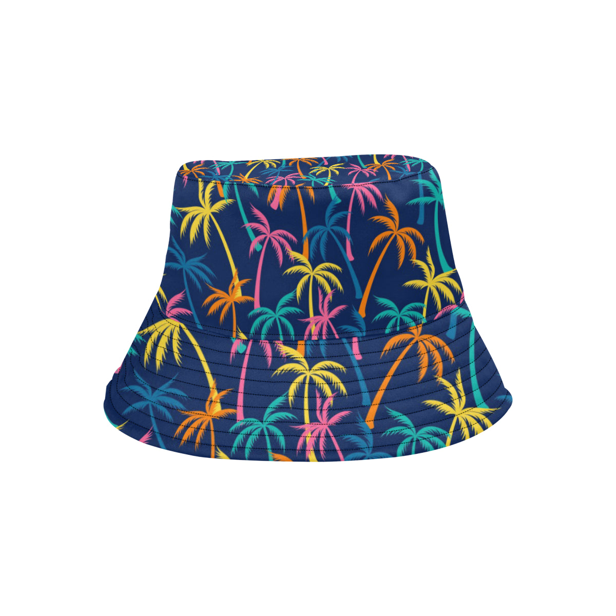 Palm Tree Pattern Print Design PT013 Unisex Bucket Hat