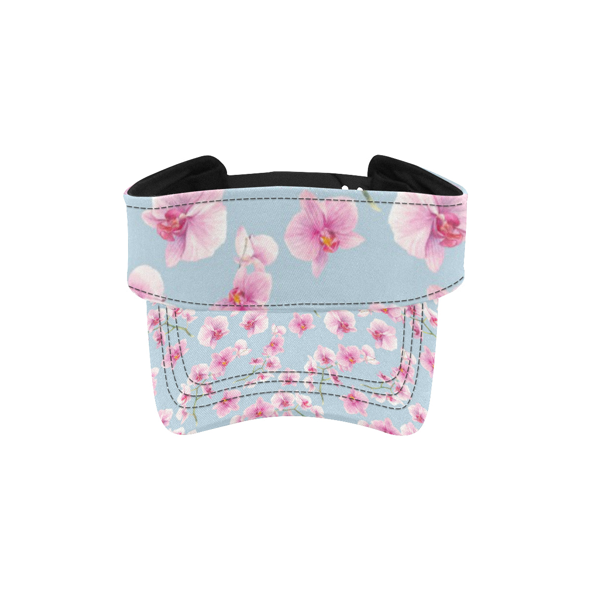 Orchid Pink Pattern Print Design OR01 Unisex Sun Visor