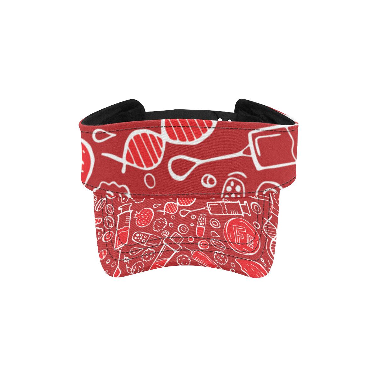 Phlebotomist Pattern Print Design A02 Unisex Sun Visor