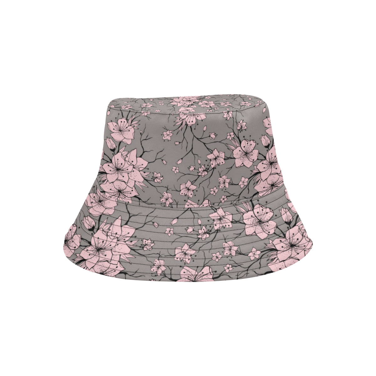 Cherry Blossom Pattern Print Design CB05 Unisex Bucket Hat