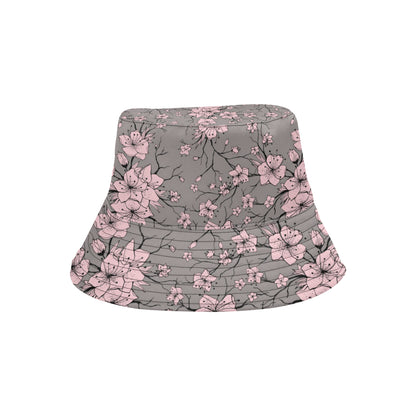 Cherry Blossom Pattern Print Design CB05 Unisex Bucket Hat