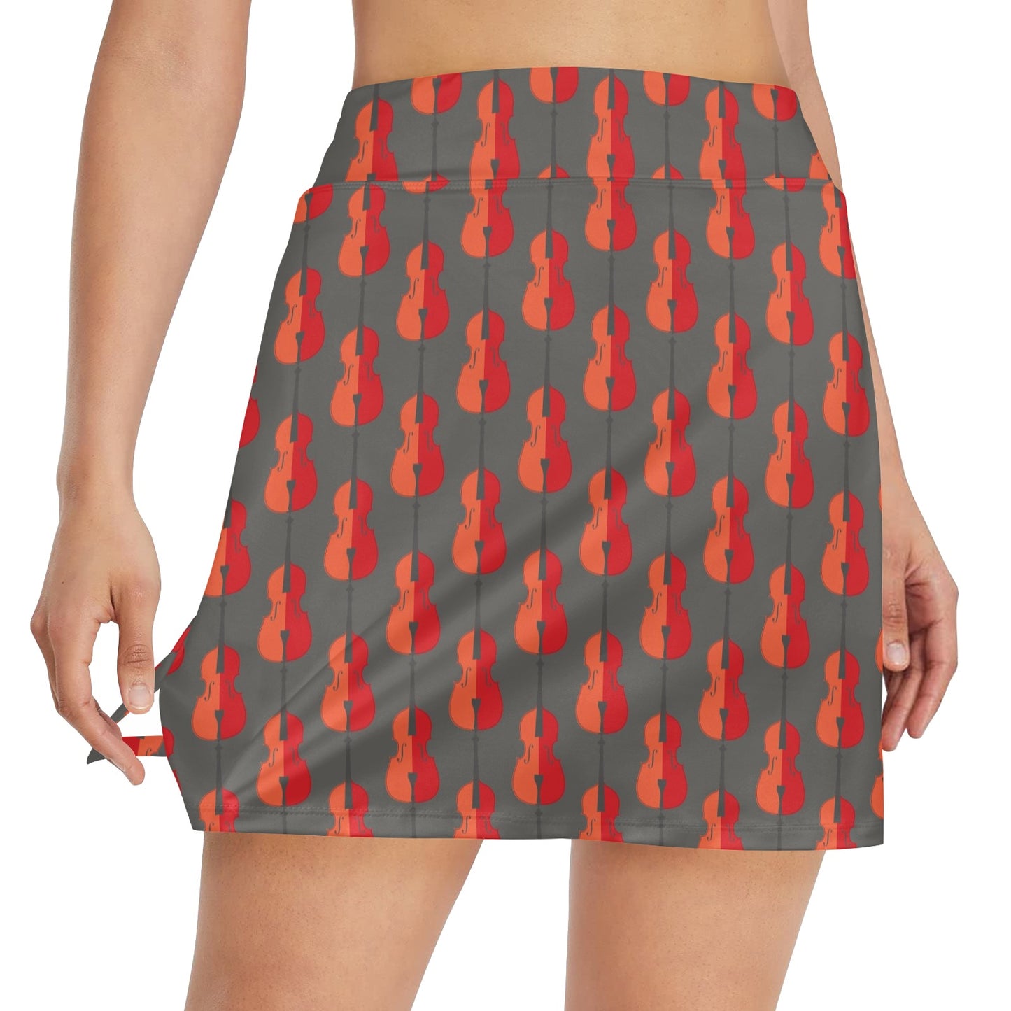 Cello Print Design LKS401 17" Golf & Pickleball Skort with Pockets