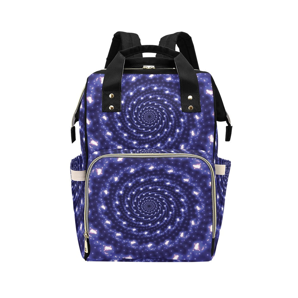 Vortex Print Design LKS305 Diaper Bag Backpack