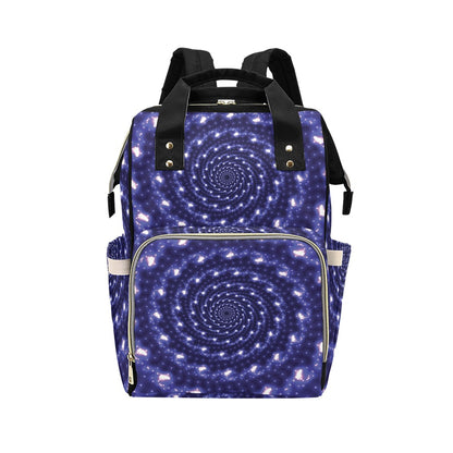 Vortex Print Design LKS305 Diaper Bag Backpack