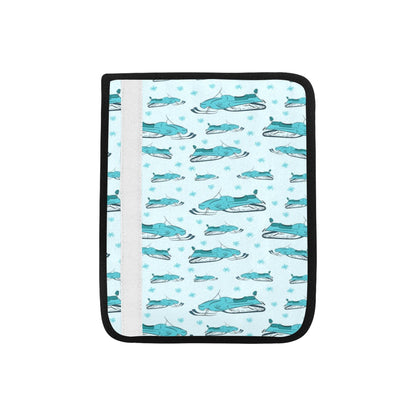 Snowmobile Print Design LKS301 Car Seat Belt Cover