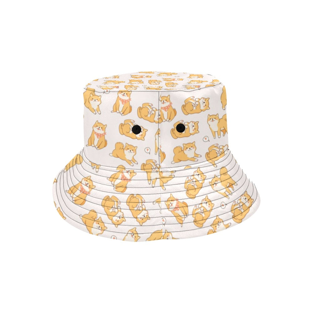 Shiba Inu Print Design LKS308 Unisex Bucket Hat