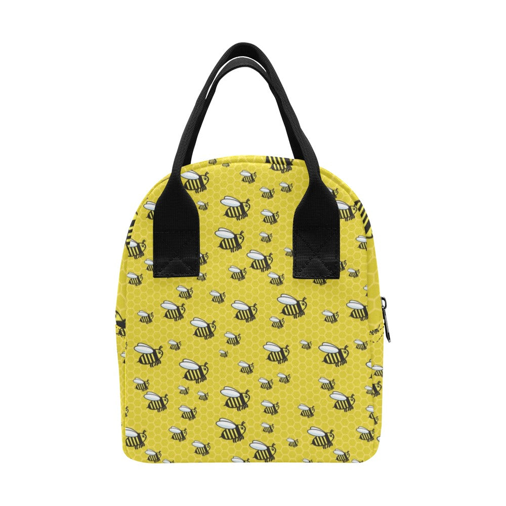 Bee Cute Print Design LKS308 Insulated Lunch Bag