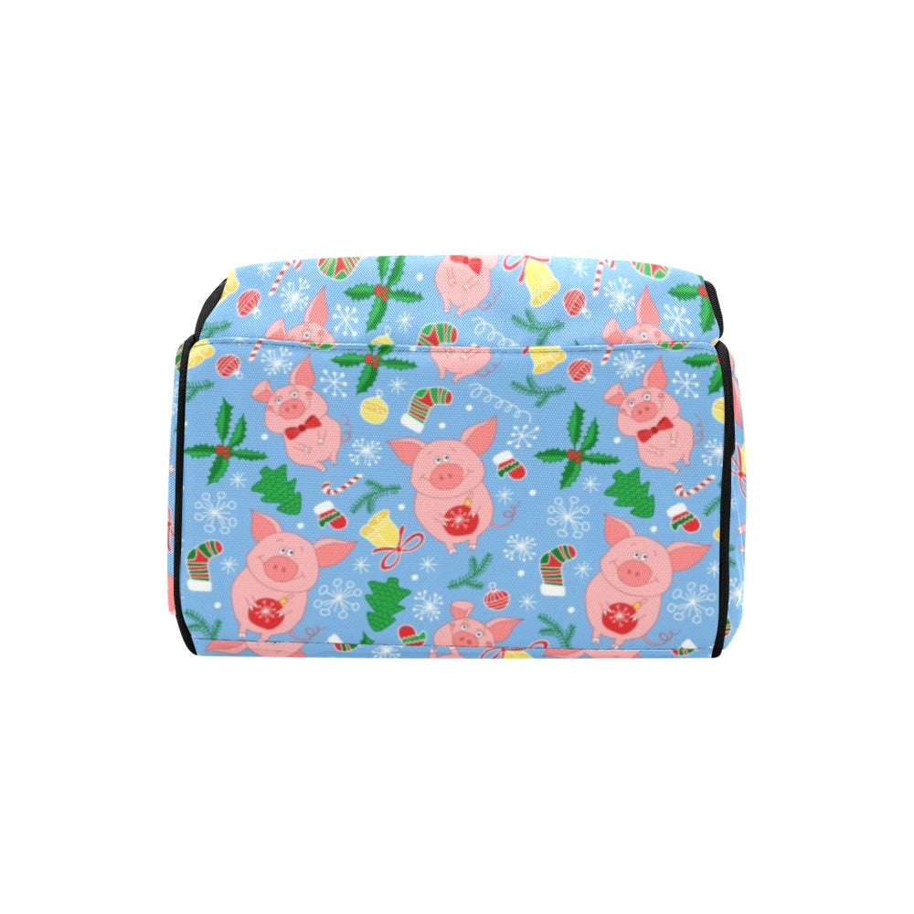 Pig Print Design LKS404 Diaper Bag Backpack