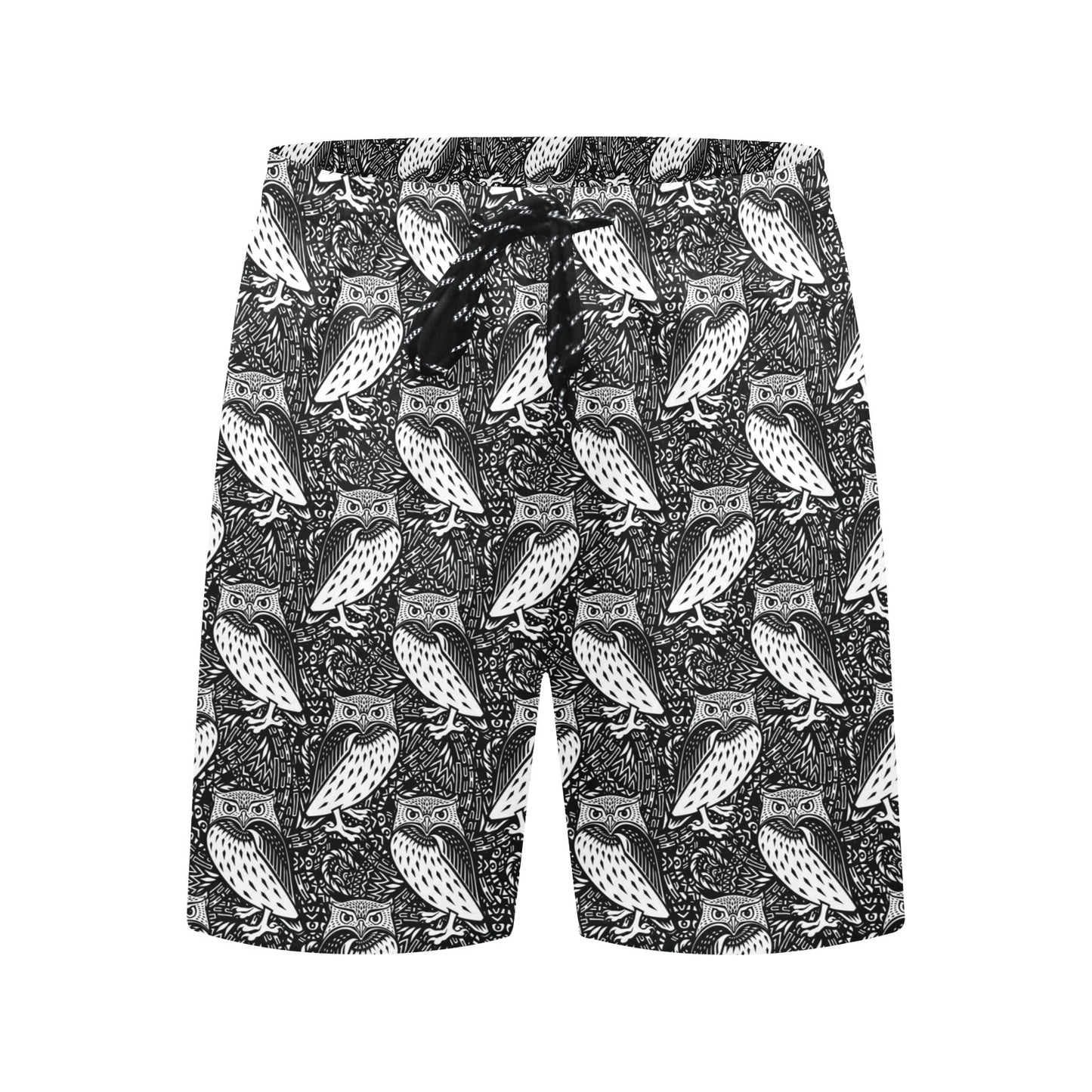 Tribal Pattern Print Design LKS308 Men's Swim Trunks Beach Shorts
