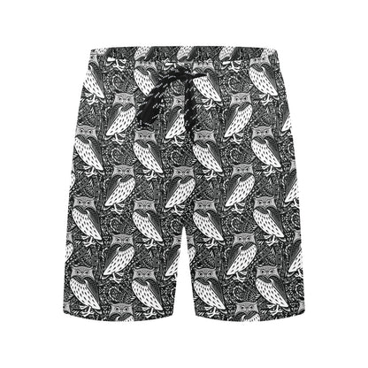 Tribal Pattern Print Design LKS308 Men's Swim Trunks Beach Shorts